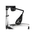 thumbnail image 3 of BBF Modelo - Chair - executive - ergonomic - high-back - armrests - ring-shaped - tilt - swivel - bonded leather - dark gray, 3 of 9