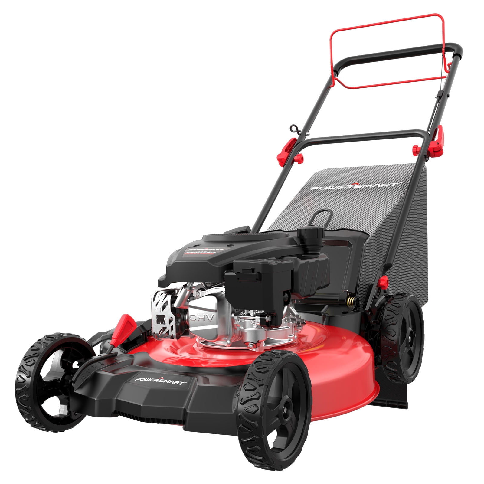 PowerSmart 21" 170cc Gas Self-Propelled Lawn Mower, with 6-Position Height Adjustment