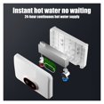 thumbnail image 3 of Chauffe-eau Sans Réservoir 5.5KW Affichage Numérique LED Protection contre la Surchauffe Chauffe-Eau Instantané Électrique, Affichage de la Température Numérique, 3 of 7