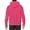 Heliconia, variant on Gildan Mens Heavy Blend Hooded Sweatshirt, S, Light Pink