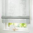 thumbnail image 4 of GROWTH TANK Roman Curtains In Voile Polyester Suitable For Bedroom, Balcony Home And Kitchen Grey-80×155cm, 4 of 9