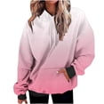 thumbnail image 1 of Besolor Oversized Sweatshirt for Women Fall Plus Size Long Sleeve Gradient Color Hoodies Baggy Clothes for Ladies, 1 of 7