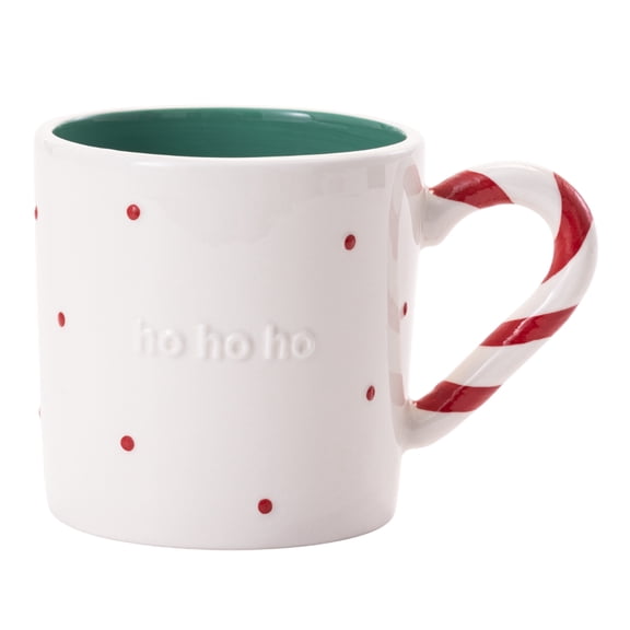 Holiday Time Two-Tone Glazed Ceramic Mug, 15.2oz, 1-Piece