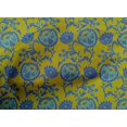 thumbnail image 4 of oneOone Cotton Poplin Fabric Leaves & Floral Block Print Fabric By Yard 56 Inch Wide, 4 of 4