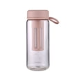 thumbnail image 1 of COFEST à Emporter avec une Tasse d'Eau - Infusion de Thé à Emporter avec une Tasse Portable Compréhensible Café Infusé à Froid à Emporter avec une Tasse d'Eau - Tasse d'Infusion à Froid - (600 ml) - Sans BPA Rose, 1 of 9