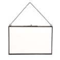 thumbnail image 3 of GUOOL Metal & Glass Hanging Photo Frame Portrait & Landscape & Specimen 18x13cm #B B 18x13cm, 3 of 9
