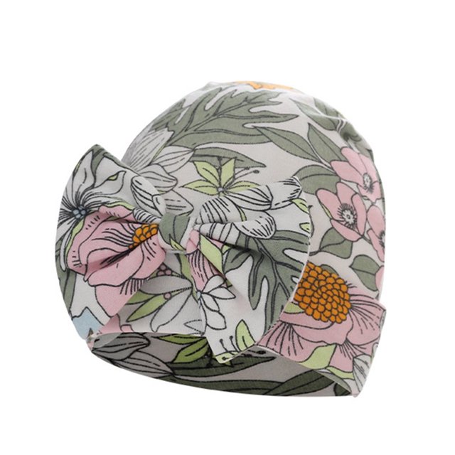 Bonnet Bébé Confortable Protège-Peau Nœud Papillon Turban Bonnet Bébé pour Usage Quotidien