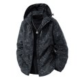 thumbnail image 1 of WRKEKC Manteau Coupe-Vent Tactique pour Homme Léger Résistant à l'Eau Imperméable à Capuche avec Poches Zippées pour la Randonnée en Plein Air et la Protection Coupe-Vent Quotidienne Noir TG, 1 of 7