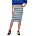 thumbnail image 1 of Moomaya Jupe Imprimée Longueur Genou pour Femmes Grande Taille Jupe en Poly Spandex, 1 of 6