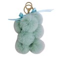thumbnail image 1 of Porte-clés en Fausse Fourrure Boule Bowknot Raisin Conception Pom Pom Ball Charme Sac à Main Pendentif, 1 of 10