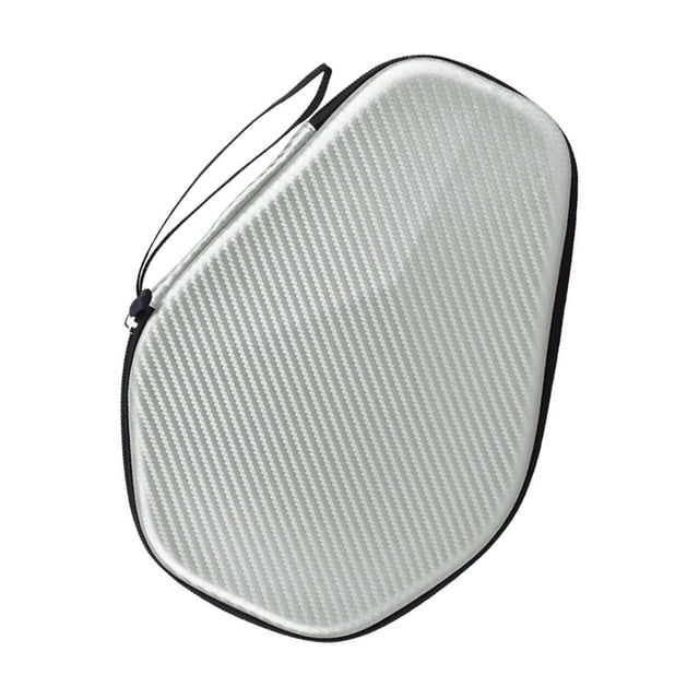 Maoww Étui de Pagaie de Tennis de Table Résistant à l'Usure Imperméable Argent Sac de Raquette de Tennis de Table Argent