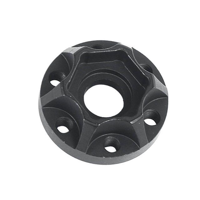 4PCS Wheel Hex Hubs for RC 1:10 Crawler hex hub extension adapter 1.9" 2.2" Wheel Rims 9mm Black