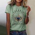 thumbnail image 2 of WEAIXIMIUNG T-Shirts Drôles Humour Adulte T-Shirt d'Été Décontracté pour Femme Imprimé à Manches Courtes Col Rond, 2 of 4