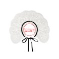 thumbnail image 4 of INSPIRE CHIC Collier Détachable Faux, Mini Cape Col Ras du Cou Faux Dickey pour Blouse Blanc-3 (Lacets Noirs), 4 of 5