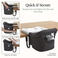 thumbnail image 4 of Evolur Clamp On Comfort Table Chair, Black, 4 of 6