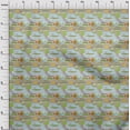 thumbnail image 4 of oneOone Georgette Viscose Dusty Gray Fabric Kids Animal Sewing Craft Projects Fabric Prints by Yard 42 Inch Wide, 4 of 4