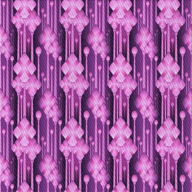 Ahgly Company Machine Washable Indoor Square Transitional Dark Magenta Purple Area Rugs, 6' Square
