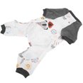 thumbnail image 3 of Fosa Pet Pajamas, Spaceship Pattern Puppy Bodysuits Cartoon Dog Jumpsuit For Spring Autumn, 3 of 8