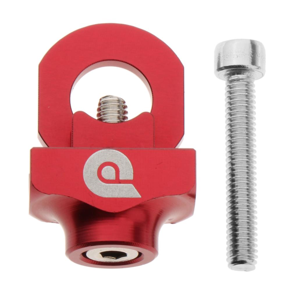 koolsoo CHAIN TENSION ADJUSTER FOR BMX MOUNTAIN ROAD BIKES CHAIN FASTENER KEEPER Red