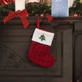 thumbnail image 4 of Vaidha Christmas Decorations Red Knitted Alphabet Embroidered Christmas Socks Colorful 26 Letter Gift Socks, 4 of 4