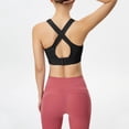 thumbnail image 4 of Timegard Plus Size Sports Bras for Women Wireless High Impact Bra Adjustable Strap Full Coverage Yoga Bra, 4 of 5
