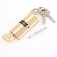 thumbnail image 3 of Unique Bargains 85mm Long Anti-theft Security Metal Door Lock Cylinder Gold Tone w Keys, 3 of 3