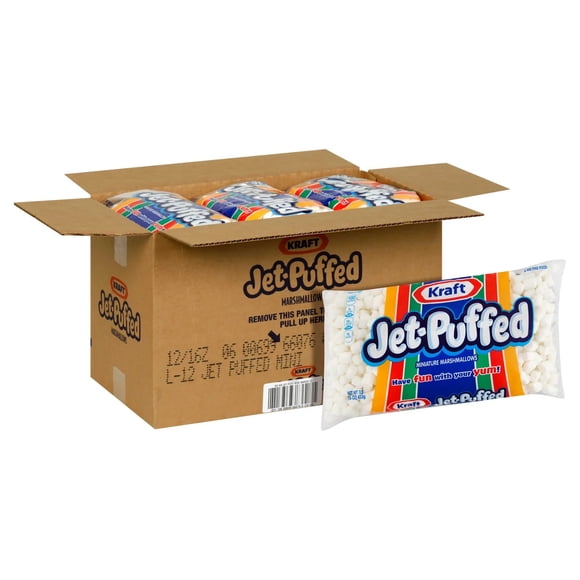 Jet-Puffed 1 lb. Mini Marshmallows Bag - 12/Case