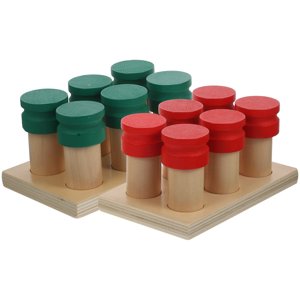 HLONK 1 Set Smell Sensory Bottle Teaching Aids Box Baby Sense Box Funny Toys Children Toys