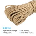 thumbnail image 3 of Unique Bargains Jute Twine 8mm, 82 Feet Long Brown Twine Rope for DIY Subjects, 3 of 5