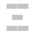 thumbnail image 2 of yingyy 3 Pieces/Set Word Stencil Alphabet Letter Template DIY Crafting Student Show as Picture 5Set, 2 of 6