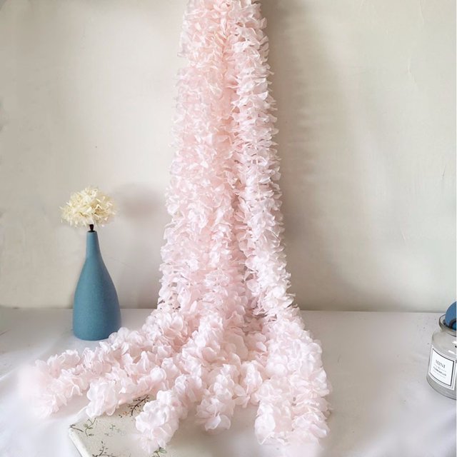 100cm Artificial Silk Wisteria Flower Vines Hanging Rattan Flowers Wedding Home