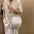 thumbnail image 3 of Fashion Women Retro Weave Leather Letter Chain Handle Bag Backpack Shoulder Bags, 3 of 3