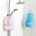 thumbnail image 4 of 3 Pcs Clothes Peg Bag Storage Basket with Hooks Hanging Net Storage Portable Multipurpose Storage Bag for Bathroom Wardrobe Laundry Basket, 4 of 9
