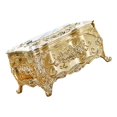 thumbnail image 1 of Elegant Tissue Box Holder Organizer Napkin storage Car Tissue Dispenser for Office Home Golden, 1 of 8