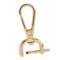 thumbnail image 3 of Clips Detachable Swivel Snap Hooks Swivel Lobster Clasps for DIY Jewelry 16mm Gold, 3 of 9