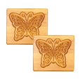 thumbnail image 1 of Oleegame 2PC Cookie Mold Cookie Molds Provences Rose Cookie Stamp Embossing Molds Craft Decorating Baking Tool, 1 of 3