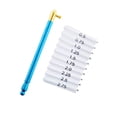 thumbnail image 1 of yuksok Interchangeable Crochet Hooks, Embroidery Metal Knitting Pins for Sewing Blue, 1 of 7