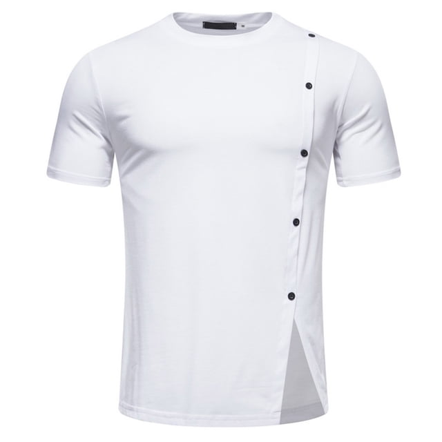 Cameland Mode Personnalité Homme Décontracté Ajusté Manches Courtes Imprimé T Manches Courtes Col Rabattu Blouse et Chemise