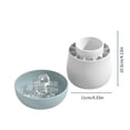 thumbnail image 3 of Tunhigl Ice Ice Tray Ice Maker With Lid Ice Bucket Press Type Easy To Release Ice Cup Suitable For Refrigerator Whiskey Water, 3 of 8