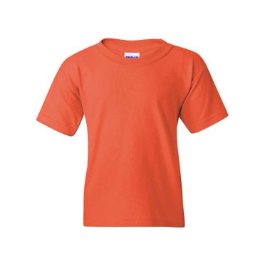 Gildan Youth Heavy Cotton T-Shirt, L, Coral Silk
