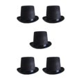 thumbnail image 2 of Transemion Adult Top Hat Victorian Magician Fancy Accessory Fit One Dress Size Most Style A 5Set, 2 of 6
