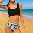 thumbnail image 2 of RXMEKW Two-Piece Swimsuit Set With Floral Print for Girls, Kids' Ruffle Bikini, UPF 50+ Sun Protection, Soft Stretch Fabric for Beach and Pool, 2 of 8