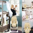 thumbnail image 4 of WIFKLSIIPG High Chair Cushion with Soft Leather High Chair Cover Foldable High Chair Insert Cushion PU Leather Kids Dining Room Cushion Suitable Children, 4 of 5