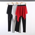 thumbnail image 2 of Leggings 2-en-1 pour Femmes Jupe en Mousseline Modal Douce Asymétrique Ajustée Danse, 2 of 8