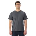 thumbnail image 1 of Jerzees Adult HiDENSI-T Short Sleeve Crew T-Shirt, L, Charcoal, 1 of 1