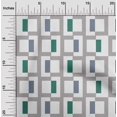 thumbnail image 2 of oneOone Cotton Flex Gray2 Fabric Geometric Craft Projects Decor Fabric Printed By The Yard 40 Inch Wide, 2 of 4