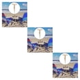 thumbnail image 4 of VONKY Table à Vin d'Extérieur Plage Camping Voyage Assiette Support de Service Support Verre à Vin Style A Ensemble de 3, 4 of 6