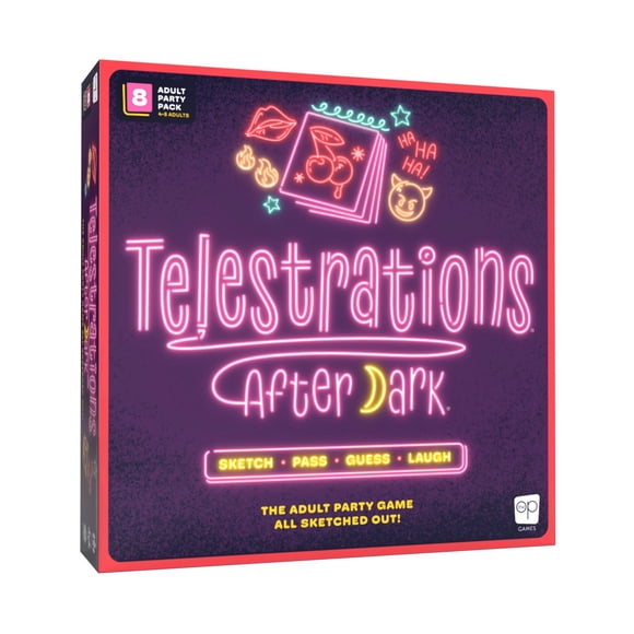 USAopoly Telestrations After Dark 8 joueur (2e édition) jeu de plateau