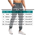 thumbnail image 3 of HOZADOIE Men's Golf Pants Solid Color Button Waistband Slim Fit Versatile Cuffed Outdoor Jogging Casual Sweatpants With Pockets Spring Fashion Winter Outfits, 3 of 4