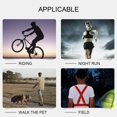 thumbnail image 2 of Sonew Yctze Reflective Vest Running Equipment ， Reflective Vest Adjustable Elastic Safety Vest Strap For Running Cycling Jogging, 2 of 8
